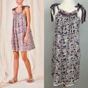 M.A.B.E Rosa Print Tie Sundress Sz XS